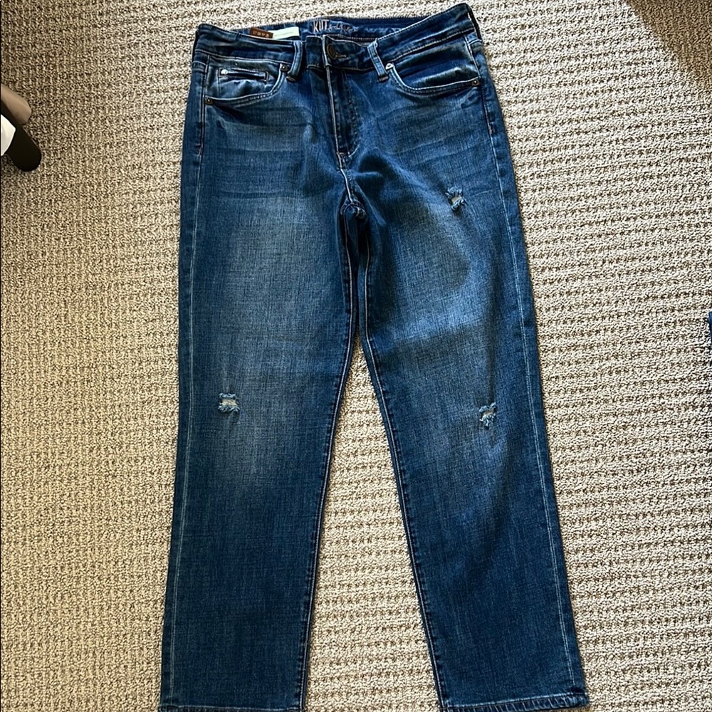 Kut from the Kloth Dark Blue Denim Jeans